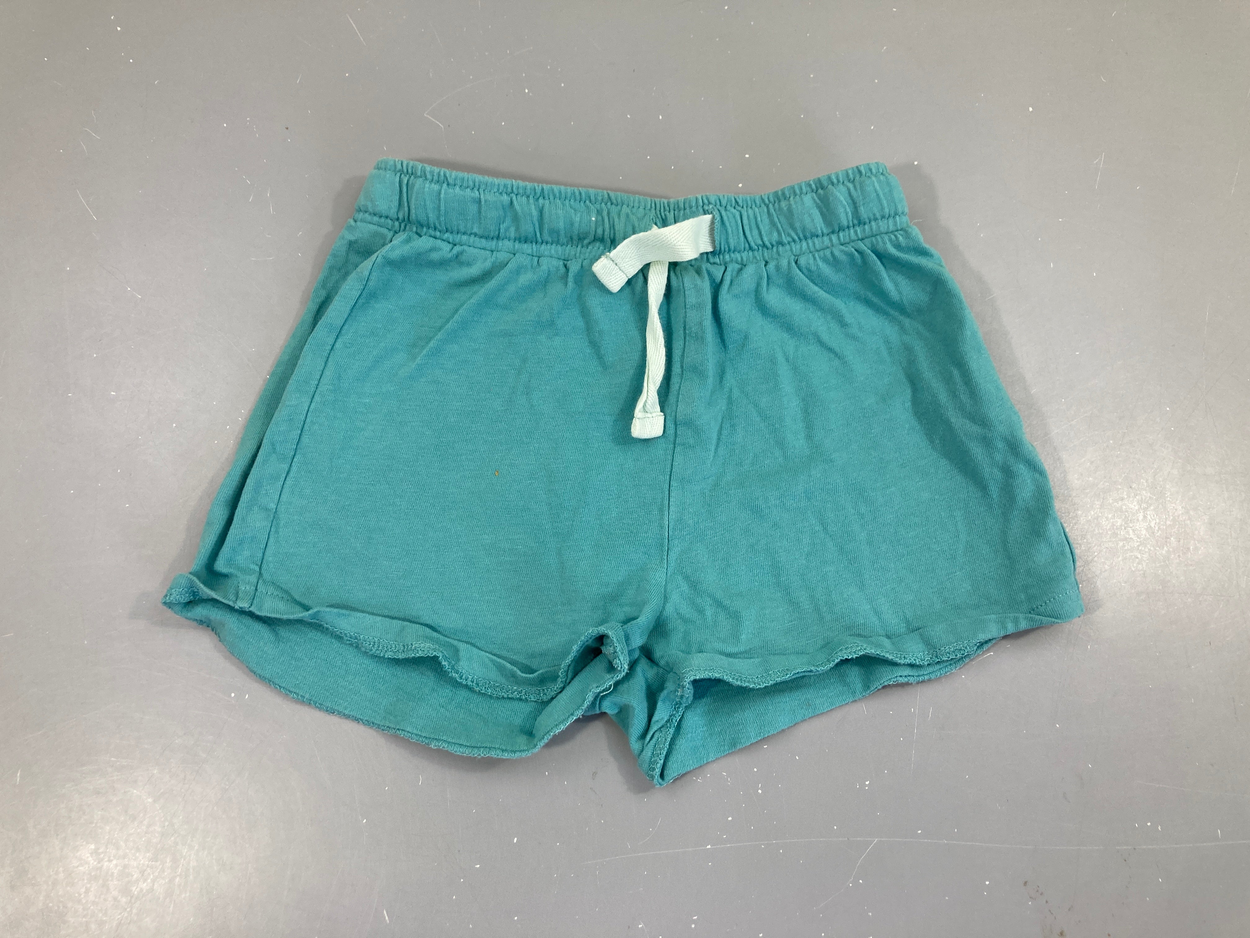 Short jersey bleu
