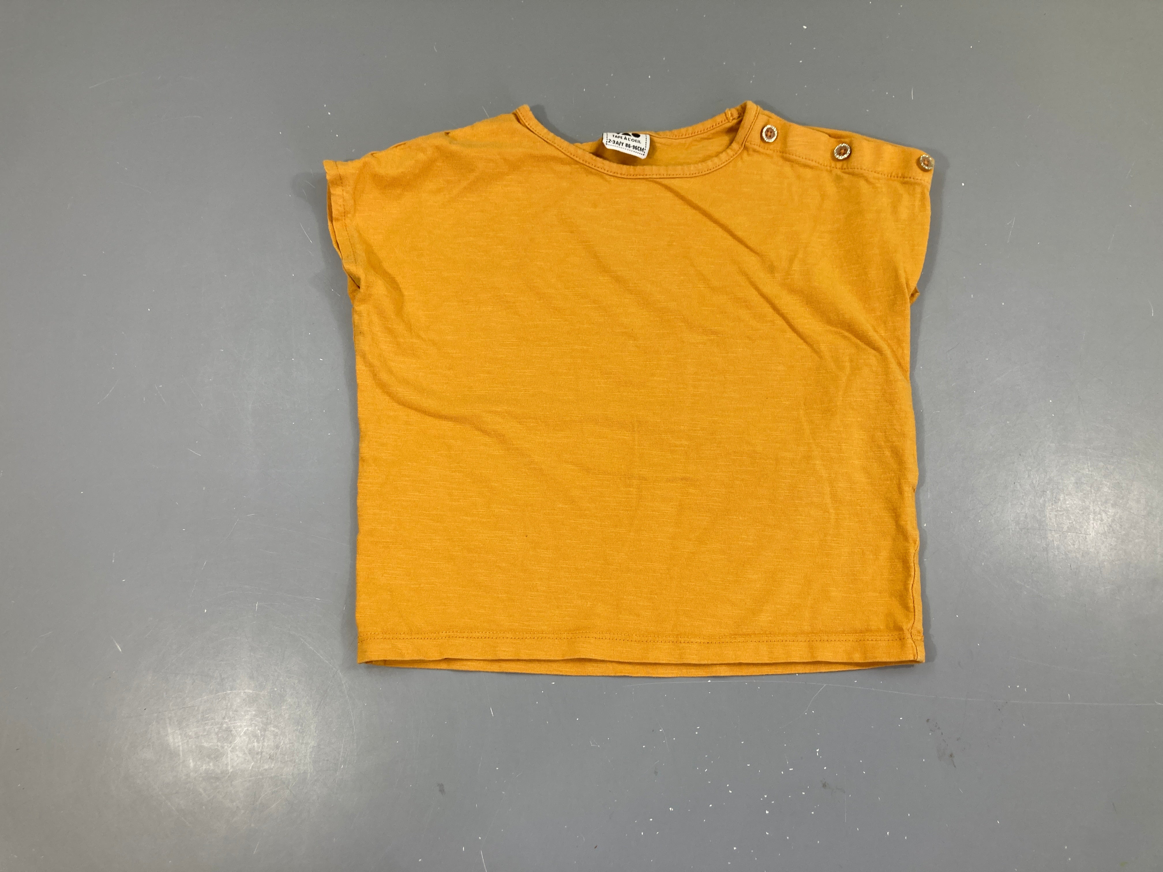 T-shirt m.c orange flammé