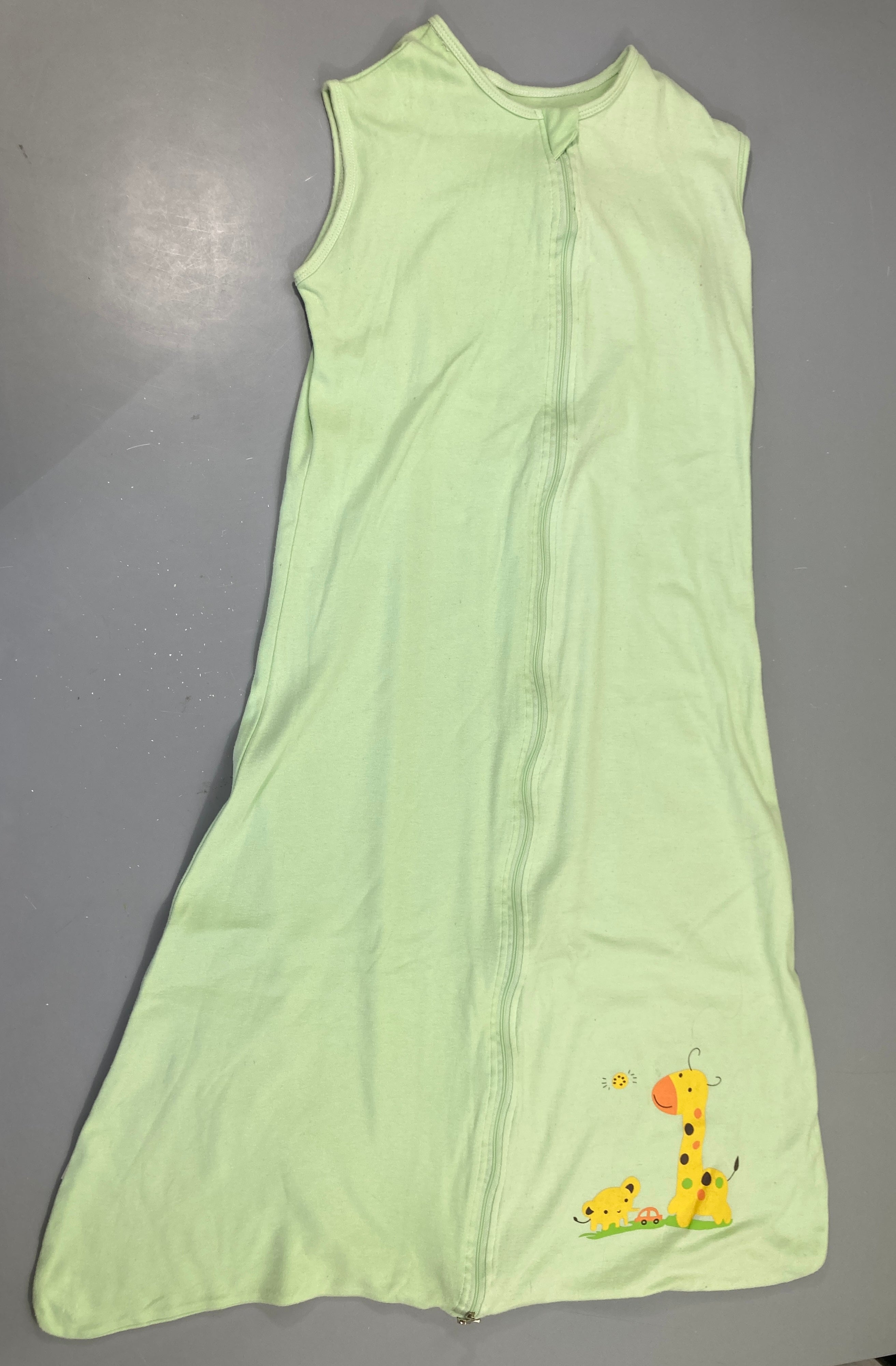 Sac de couchage s.m jersey vert girafe, bouloché, 100cm