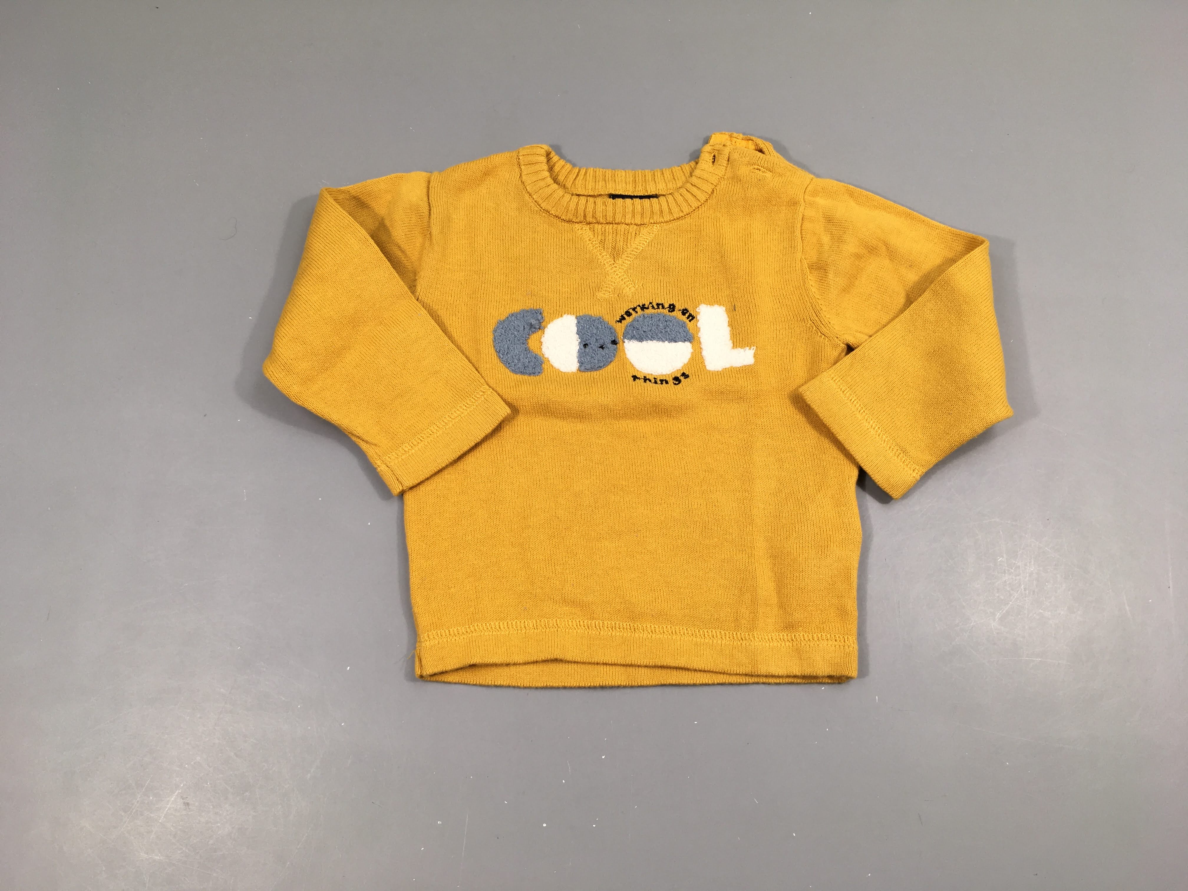 Pull jaune moutare cool