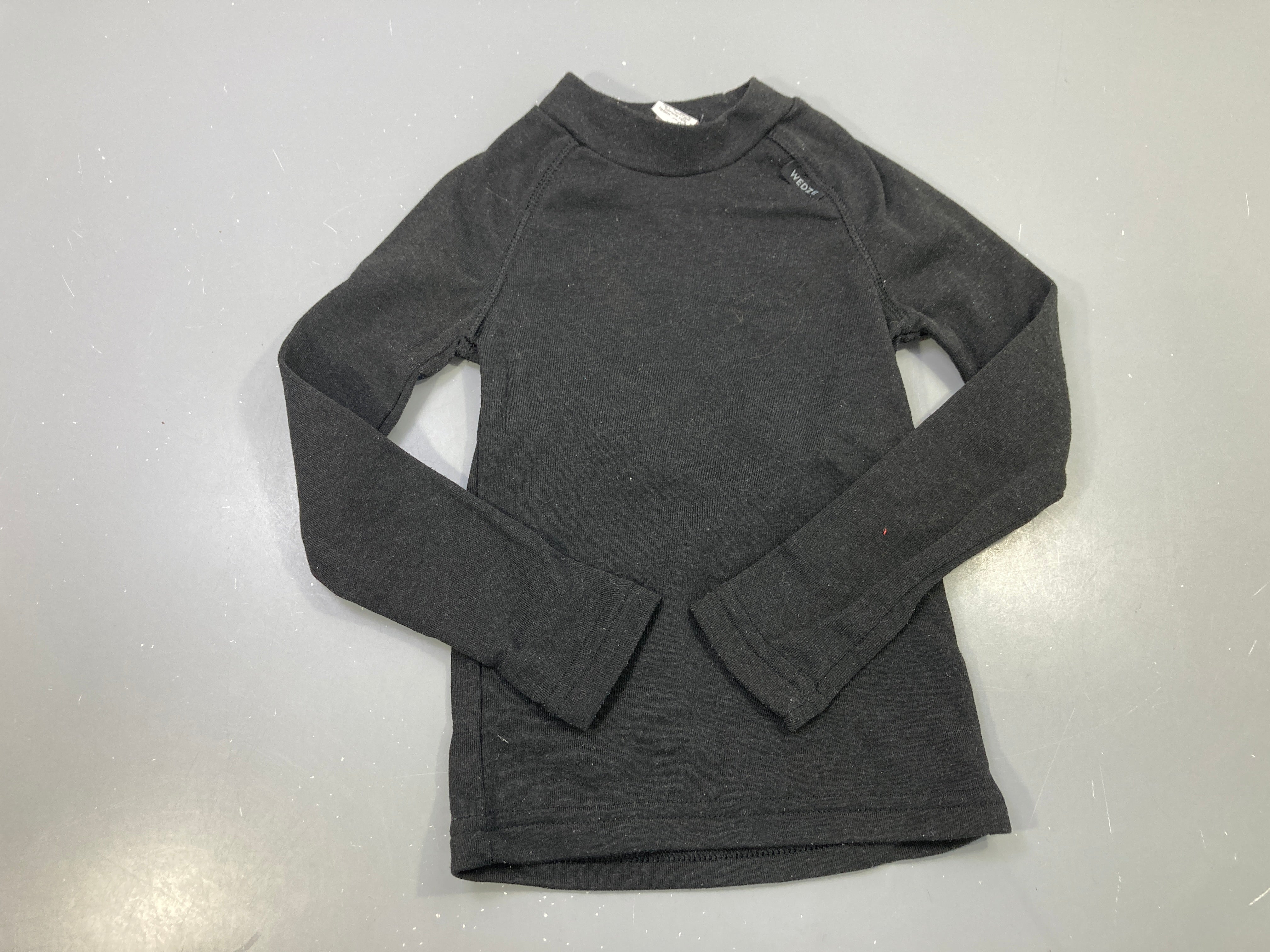 T-shirt m.l noir thermique, Wedze Bouloché