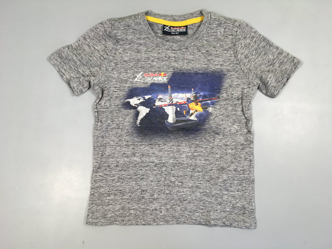 T-shirt m.c gris flammé red bull avions, moins cher chez Petit Kiwi