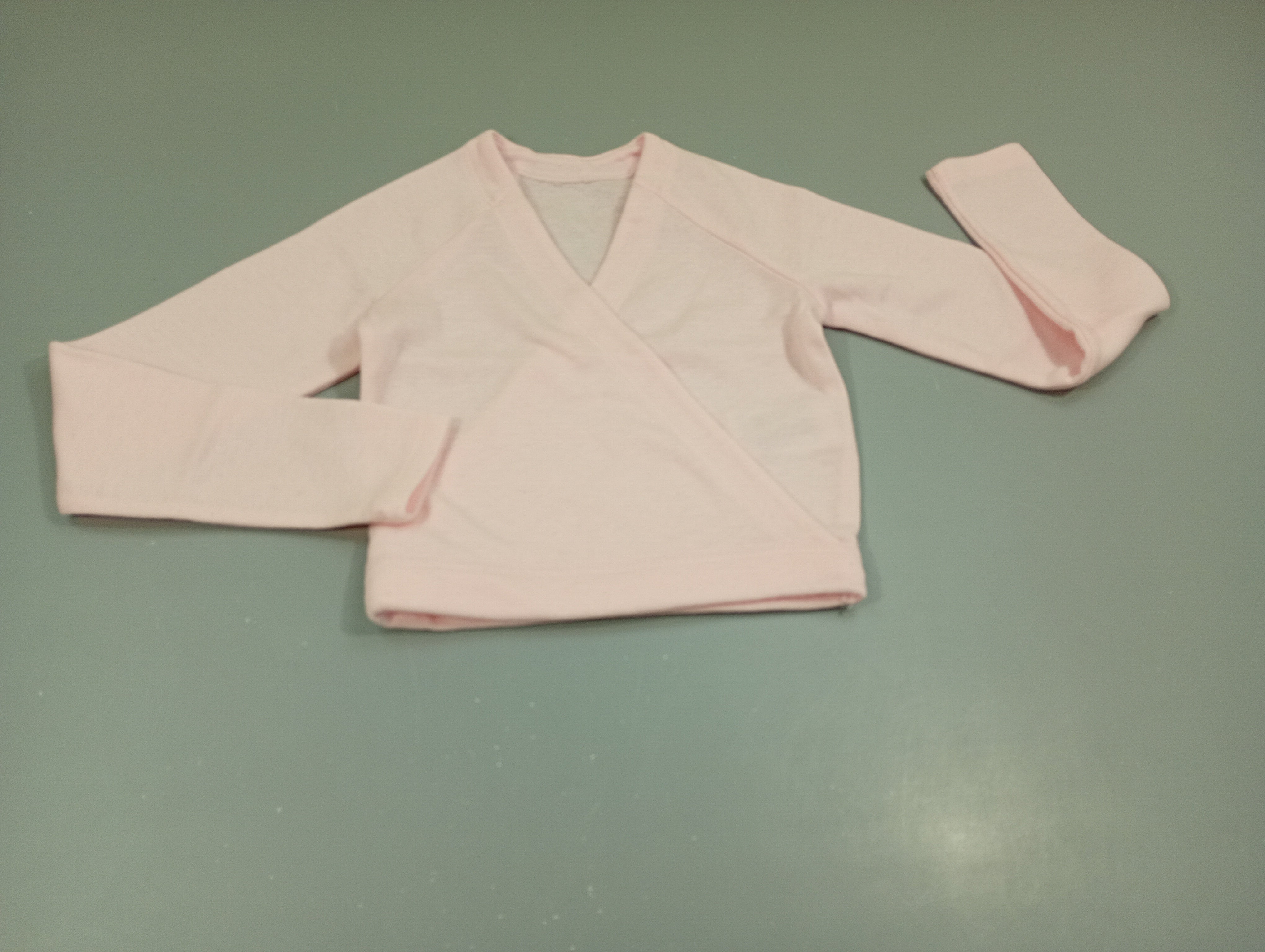 Gilet cache-coeur de danse rose