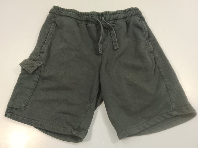 Bermuda en molleton noir, moins cher chez Petit Kiwi