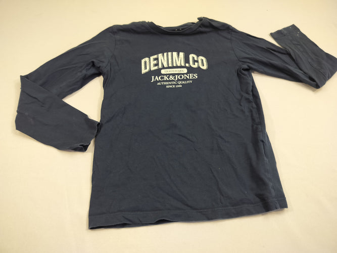 T-shirt m.l bleu marine "Denim .co Jack&Jones", moins cher chez Petit Kiwi