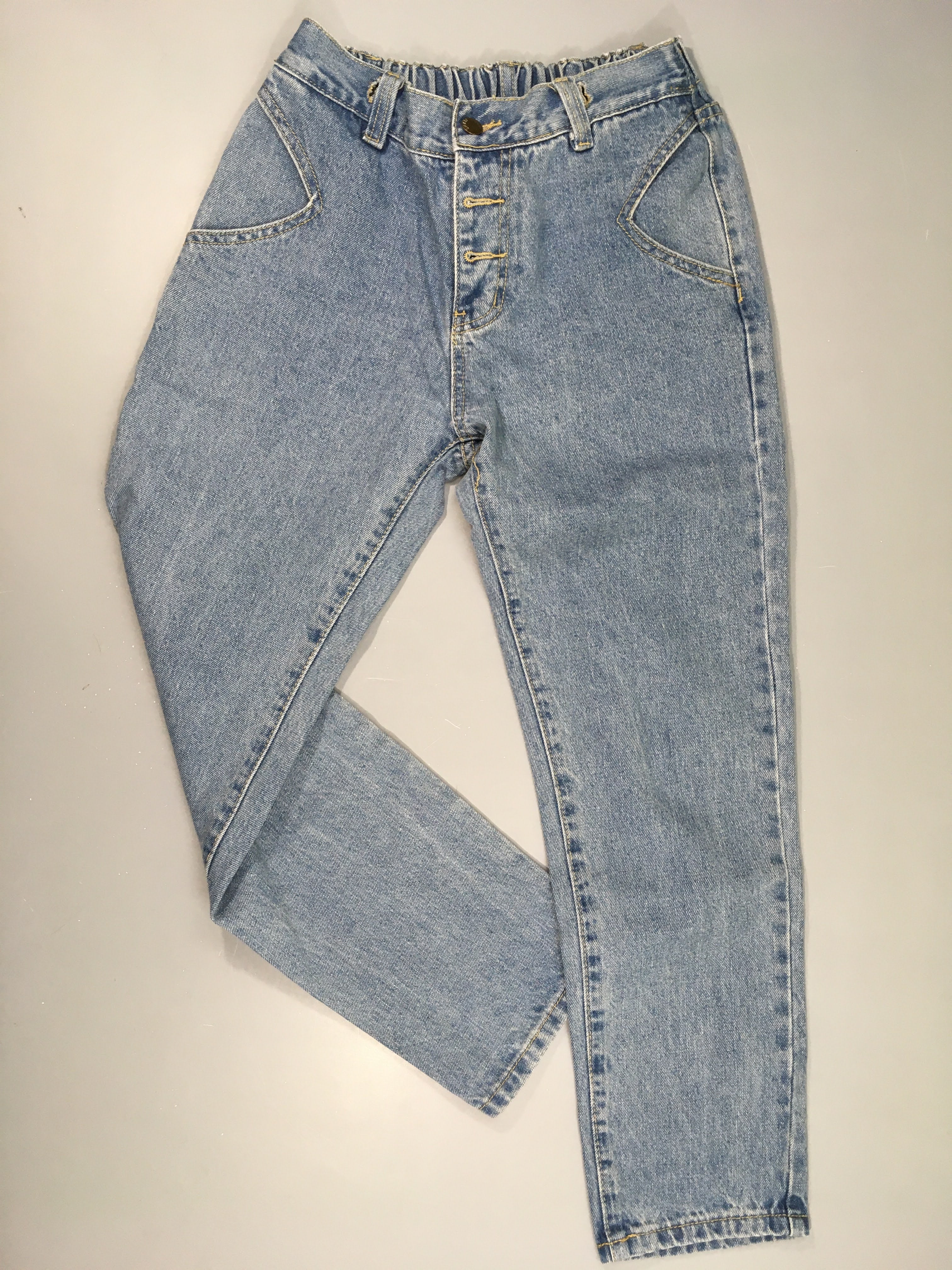 Jeans taille et chevilles élastiques