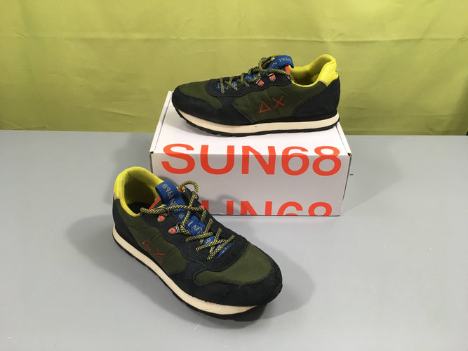 Baskets basses kaki/vert sun 68, 38, moins cher chez Petit Kiwi
