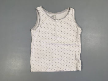 Chemisette s.m blanche pois