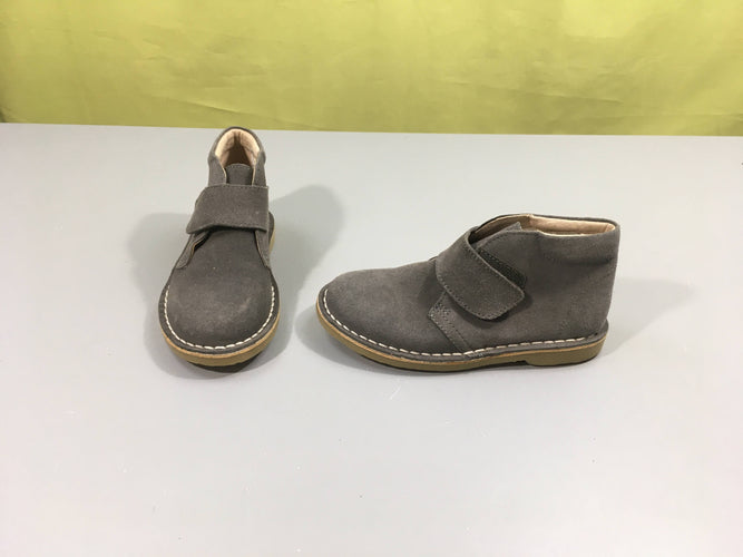 Chaussure effet daim gris scratchs, 31, moins cher chez Petit Kiwi
