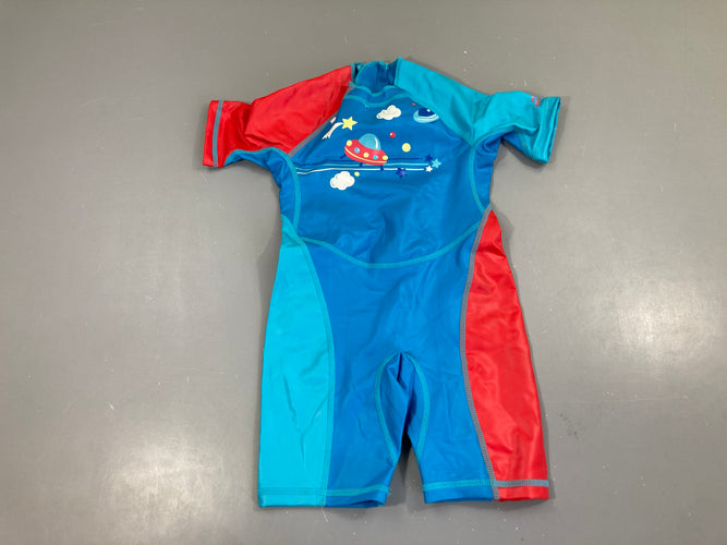 Combinaison anti-froid bleu/rouge (taille estimée), moins cher chez Petit Kiwi