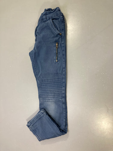 Pantalon jean bleu doublé jersey, moins cher chez Petit Kiwi