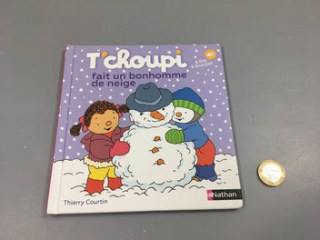T'choupi fait un bonhomme de neige