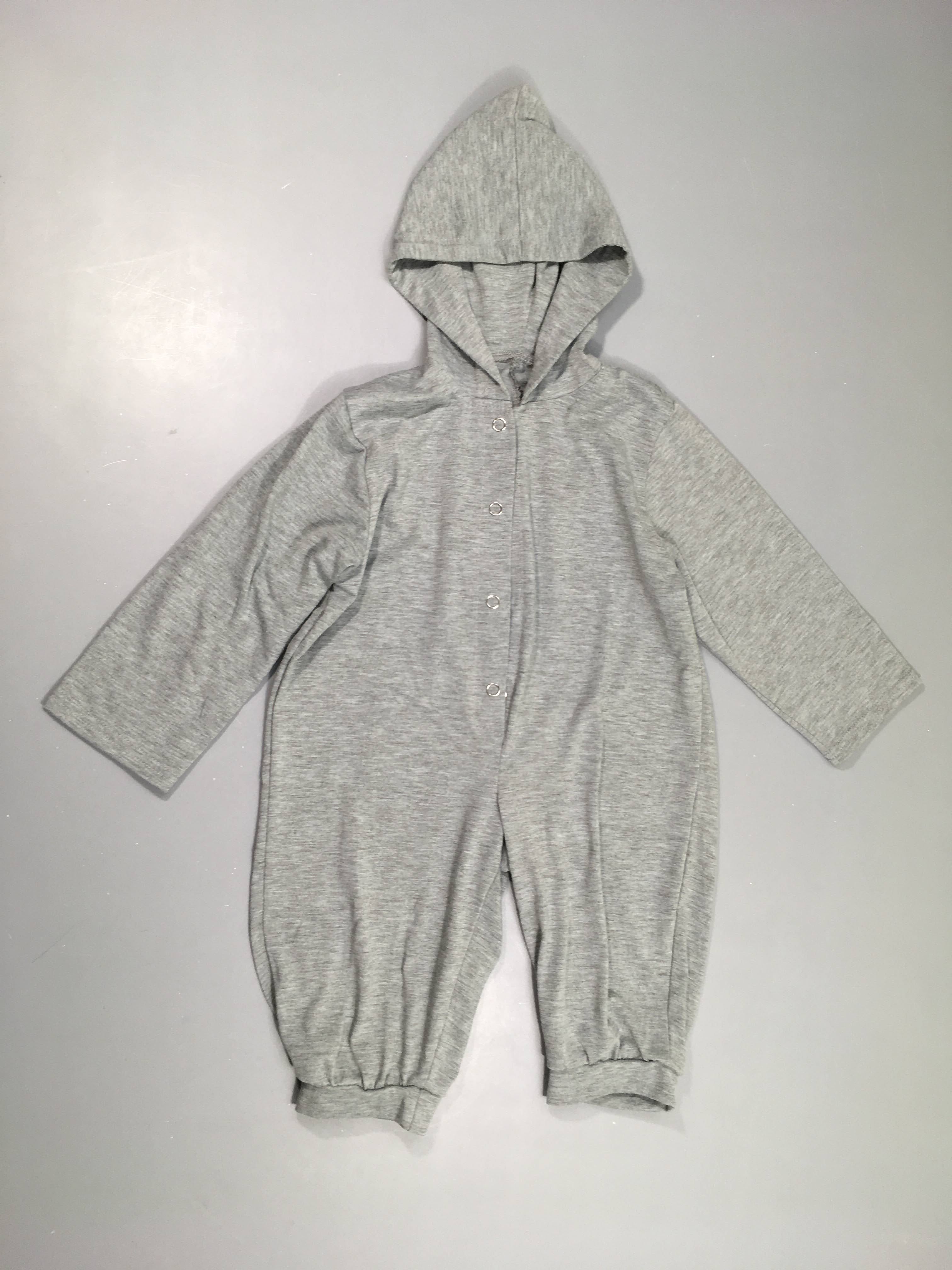 Surpyjama gris chiné Dragon texturé