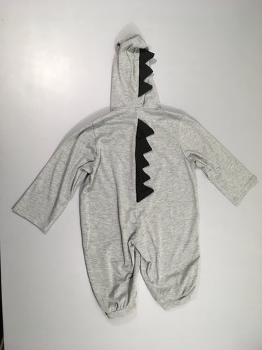 Surpyjama gris chiné Dragon texturé, moins cher chez Petit Kiwi