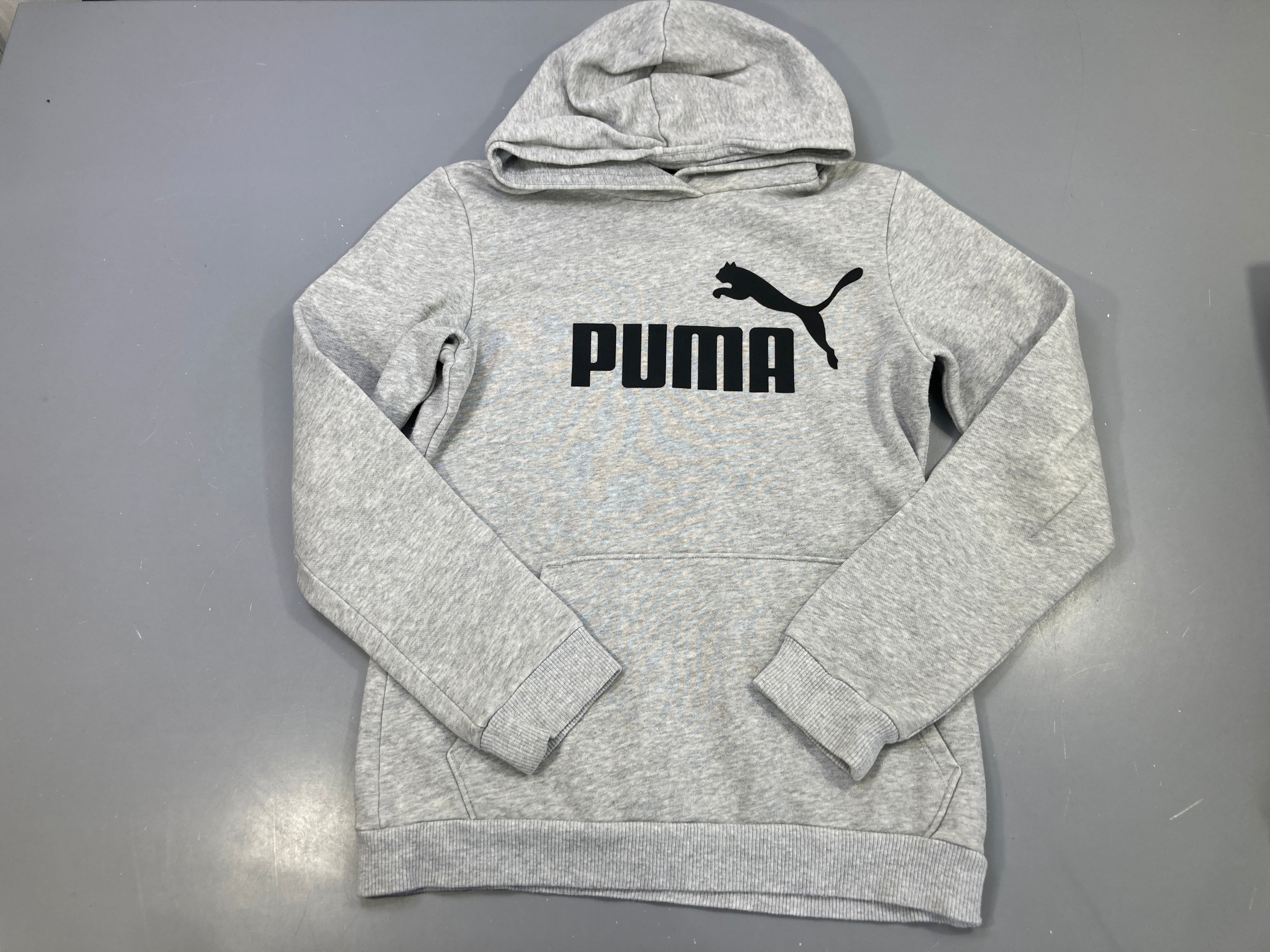 Sweat à capuche gris chiné Bouloché