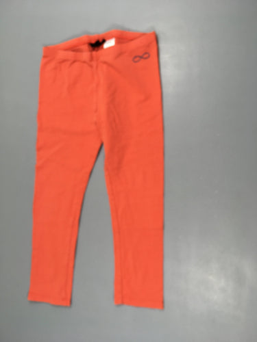 Legging orangé, moins cher chez Petit Kiwi