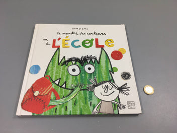 Le monstre des couleurs va à l'école, corné