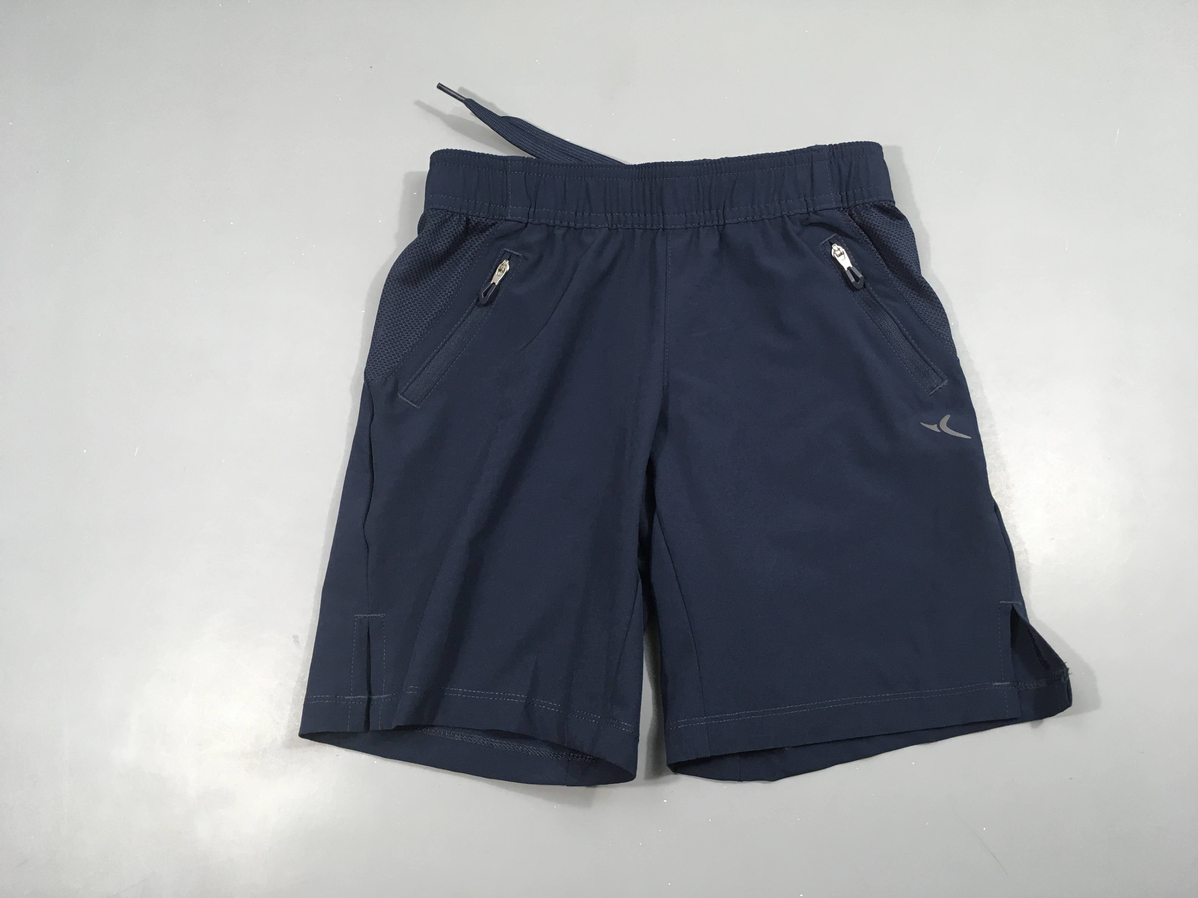 Short de sport bleu foncé