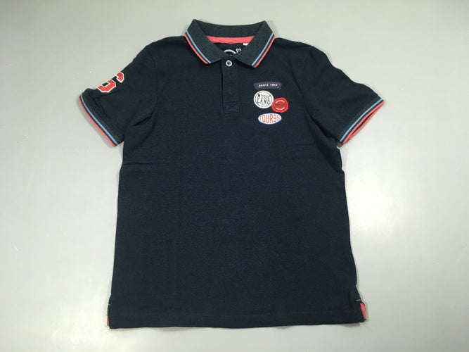 Polo m.c bleu foncé Tour95, moins cher chez Petit Kiwi