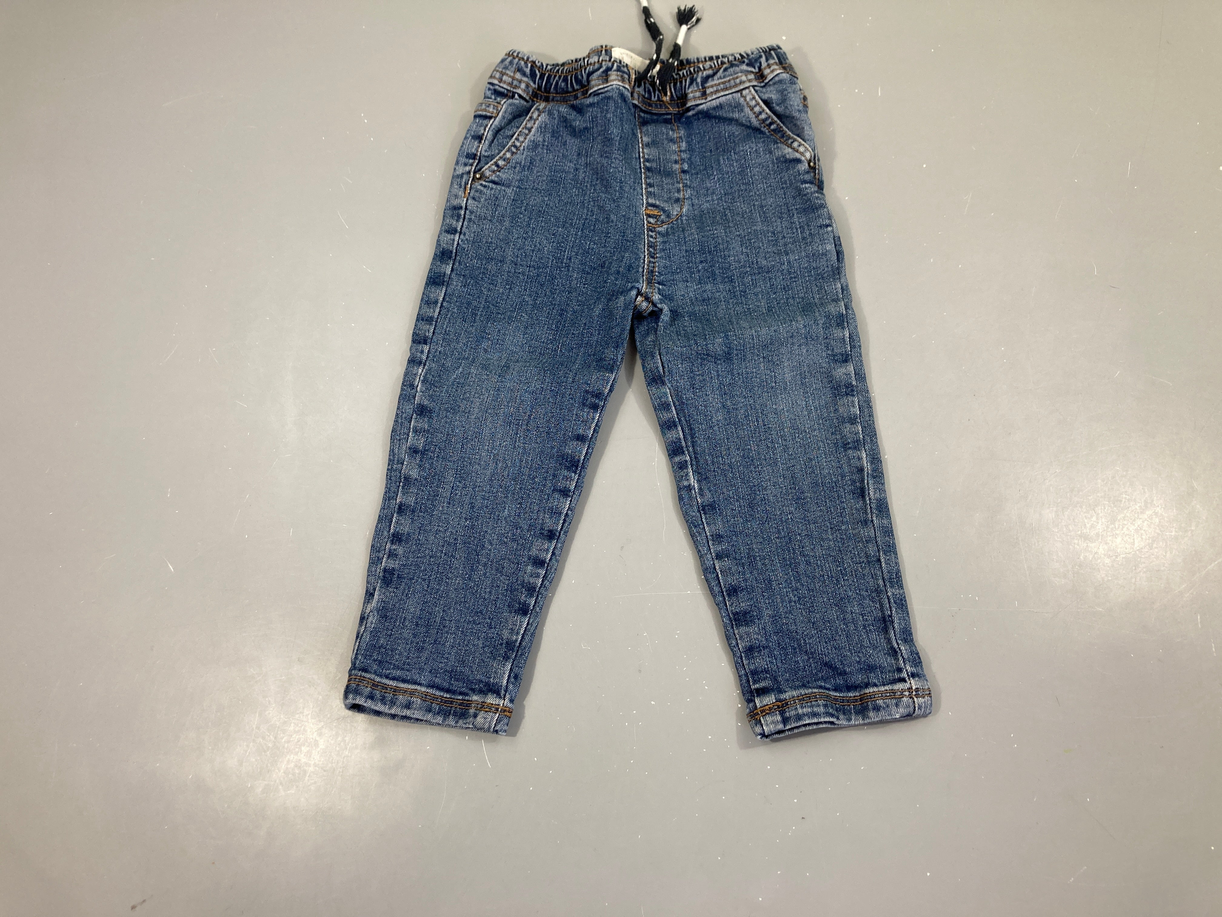 Jeans taille élastiquée