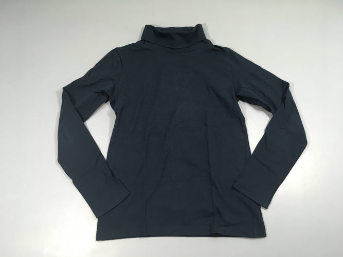 T-shirt m.l col roulé bleu foncé, moins cher chez Petit Kiwi