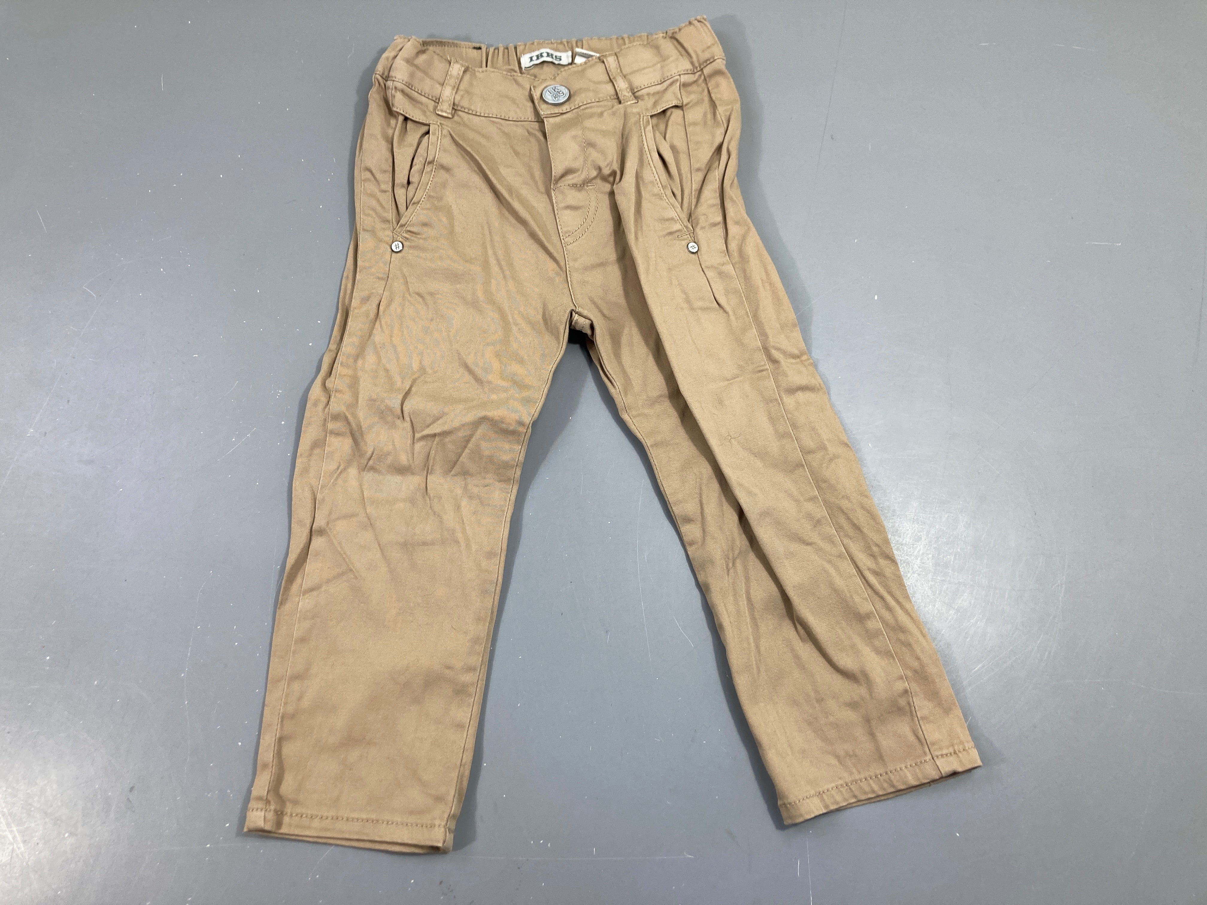 Pantalon toile beige