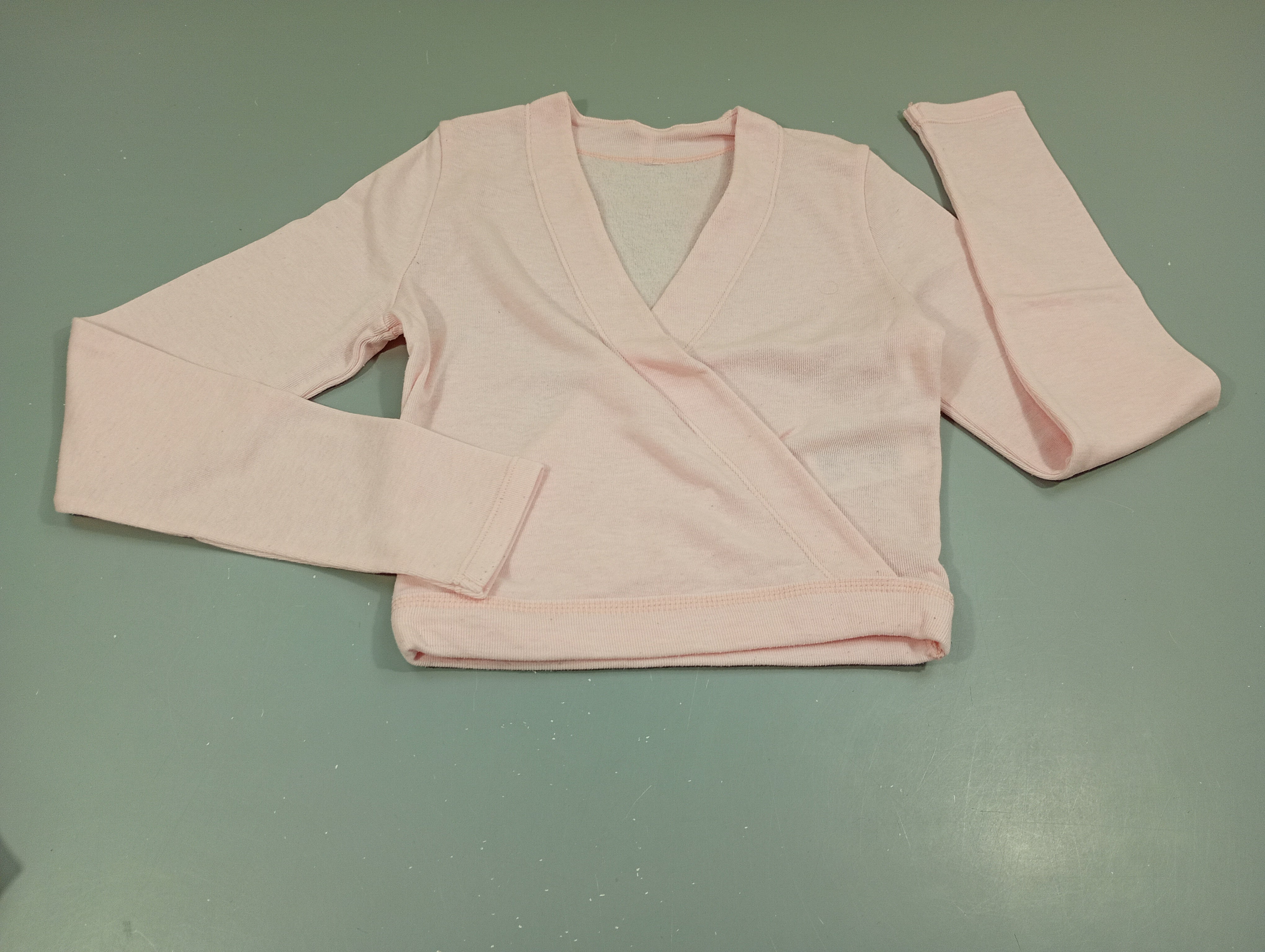 Gilet cache-coeur de danse rose