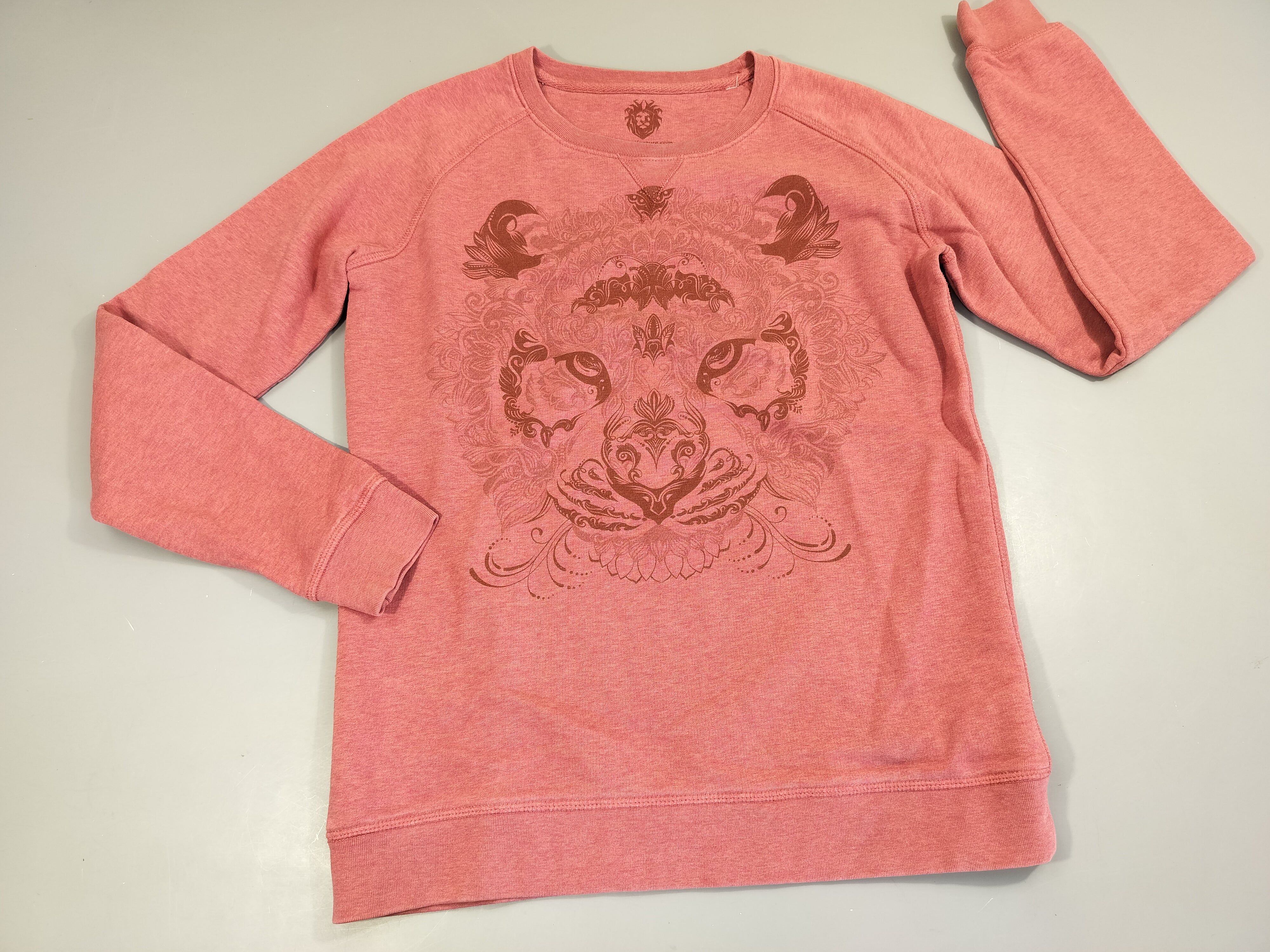 Sweat rouge tête de lion Stanley/Stella