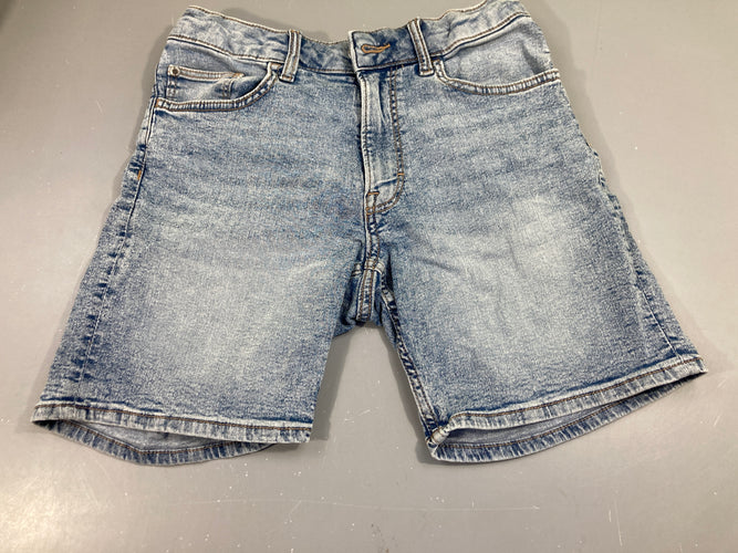 Bermuda jean bleu clair, moins cher chez Petit Kiwi