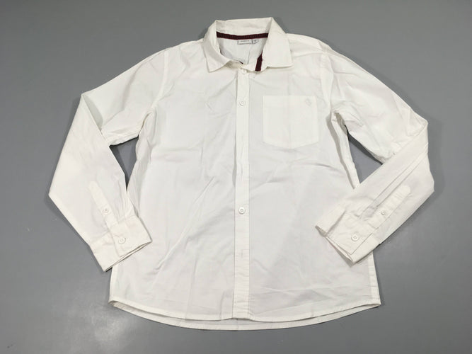 Chemise m.l blanche, moins cher chez Petit Kiwi