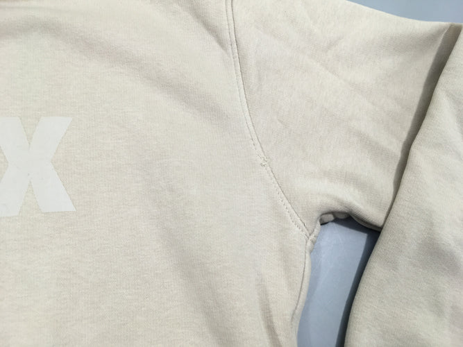 Sweat à capuche beige Relax, moins cher chez Petit Kiwi