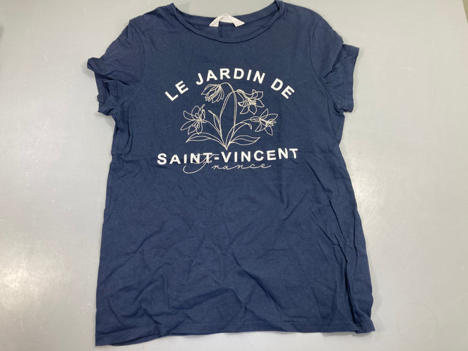 T-shirt m.c bleu foncé, le jardin de saint vincent, moins cher chez Petit Kiwi