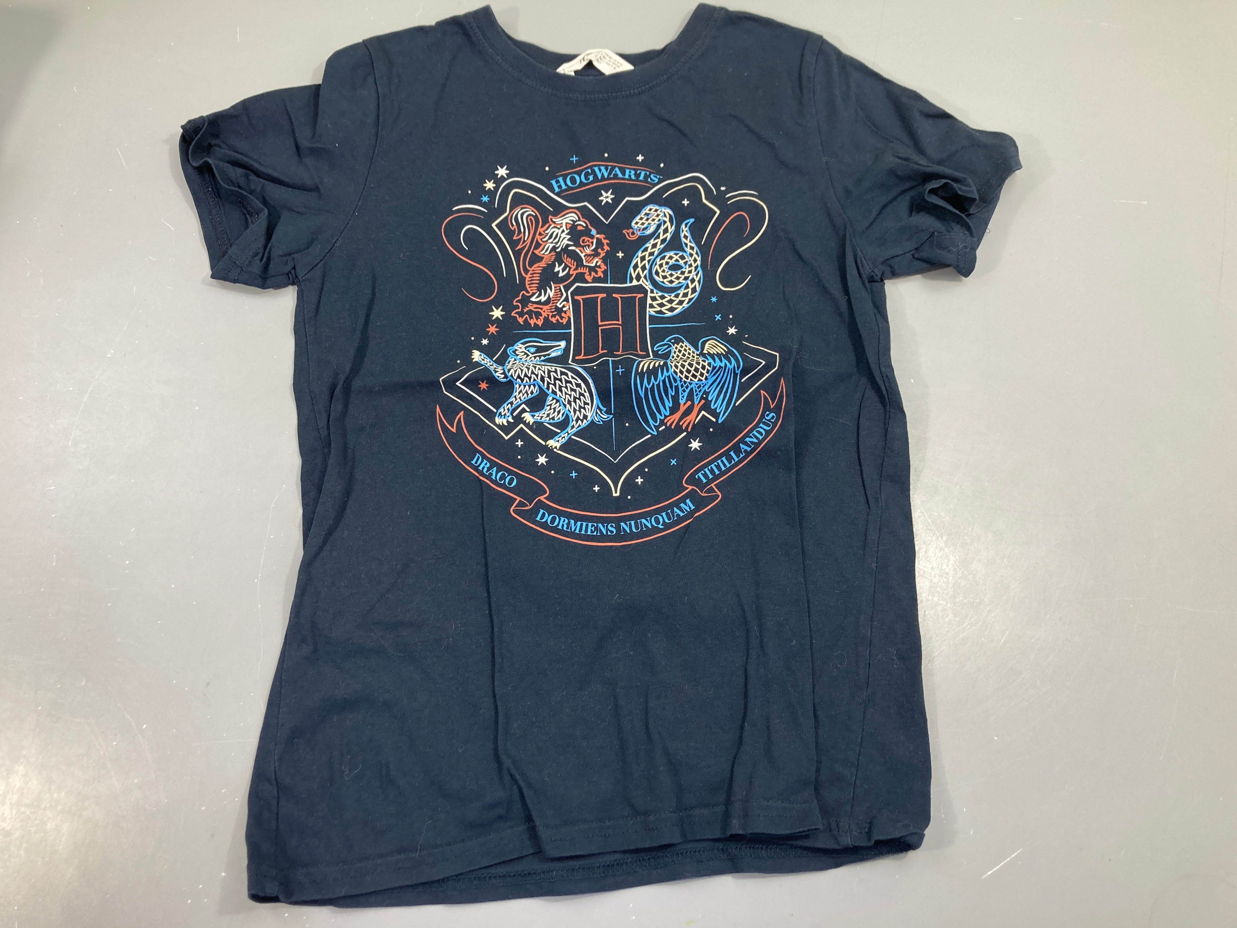 T-shirt m.c bleu foncé,Hogward