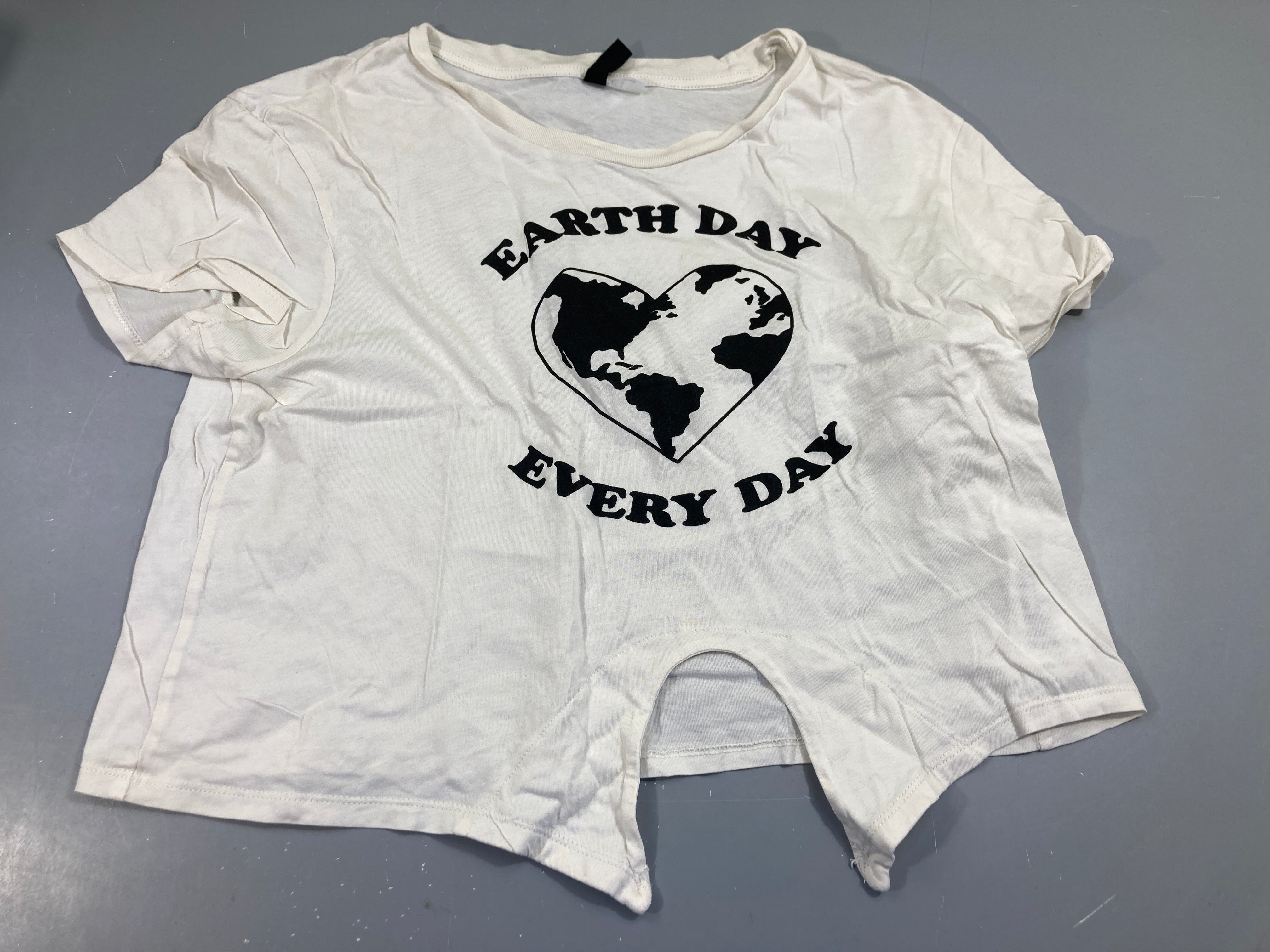 T-shirt m.c blanc, earth day