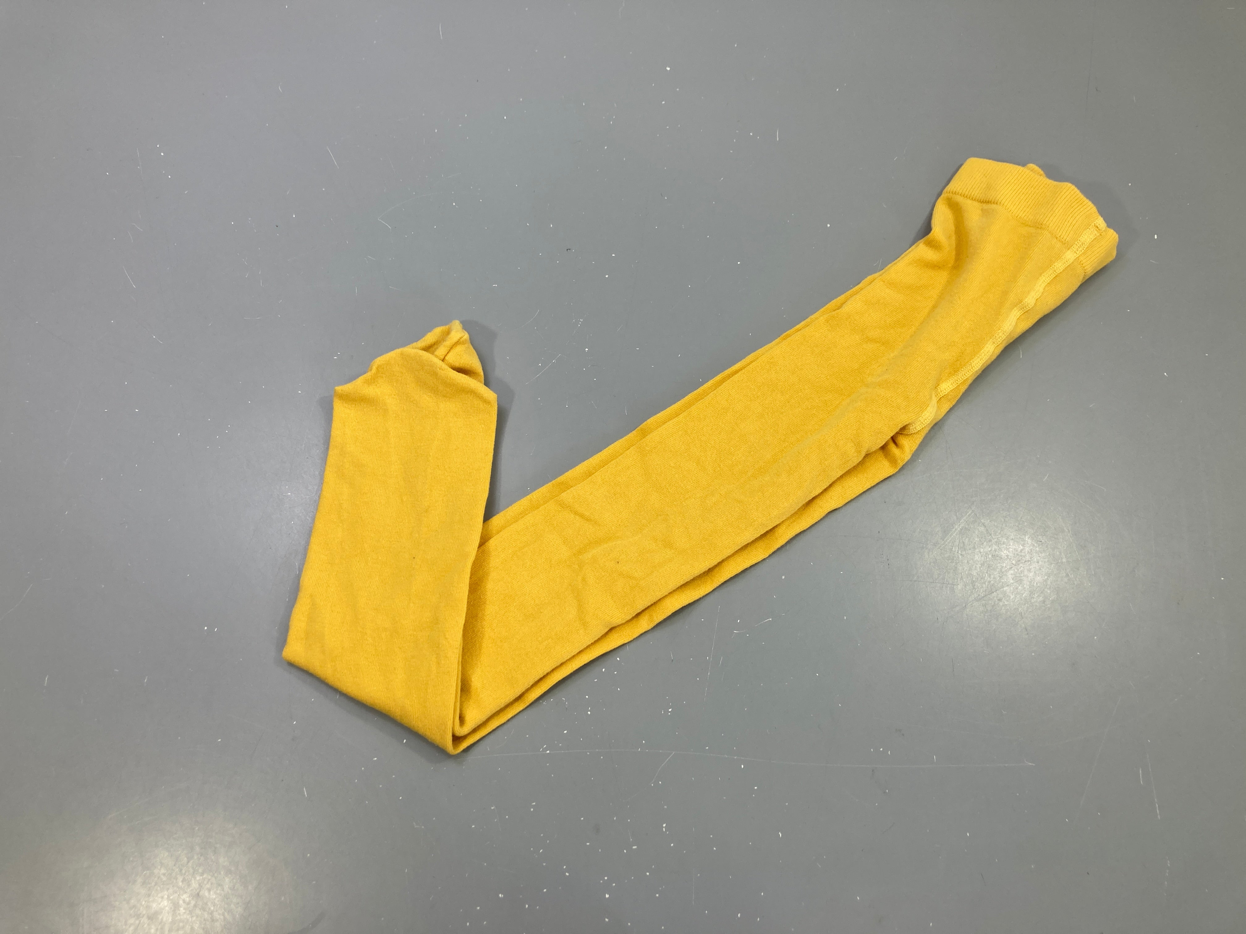 Collant jaune moutarde