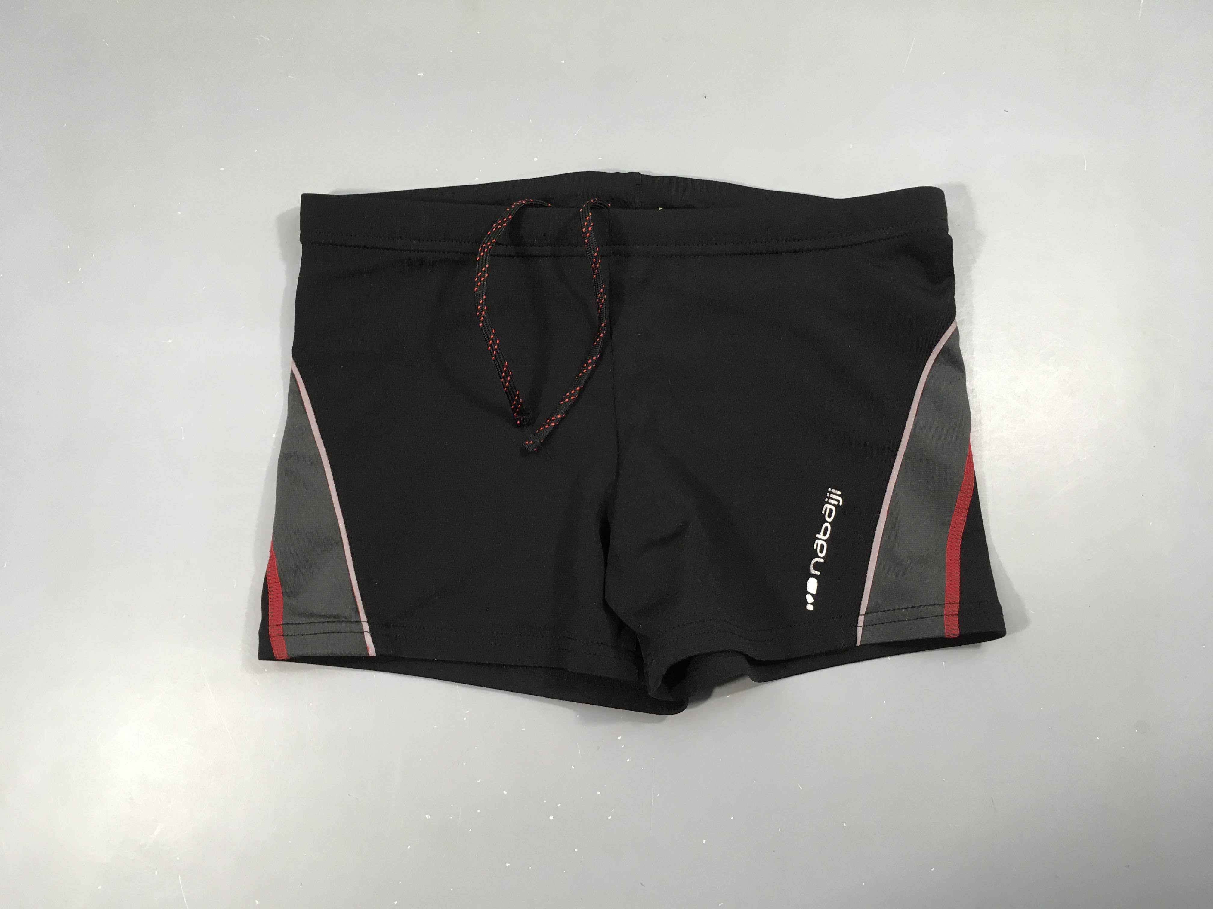 Maillot boxer noir/gris
