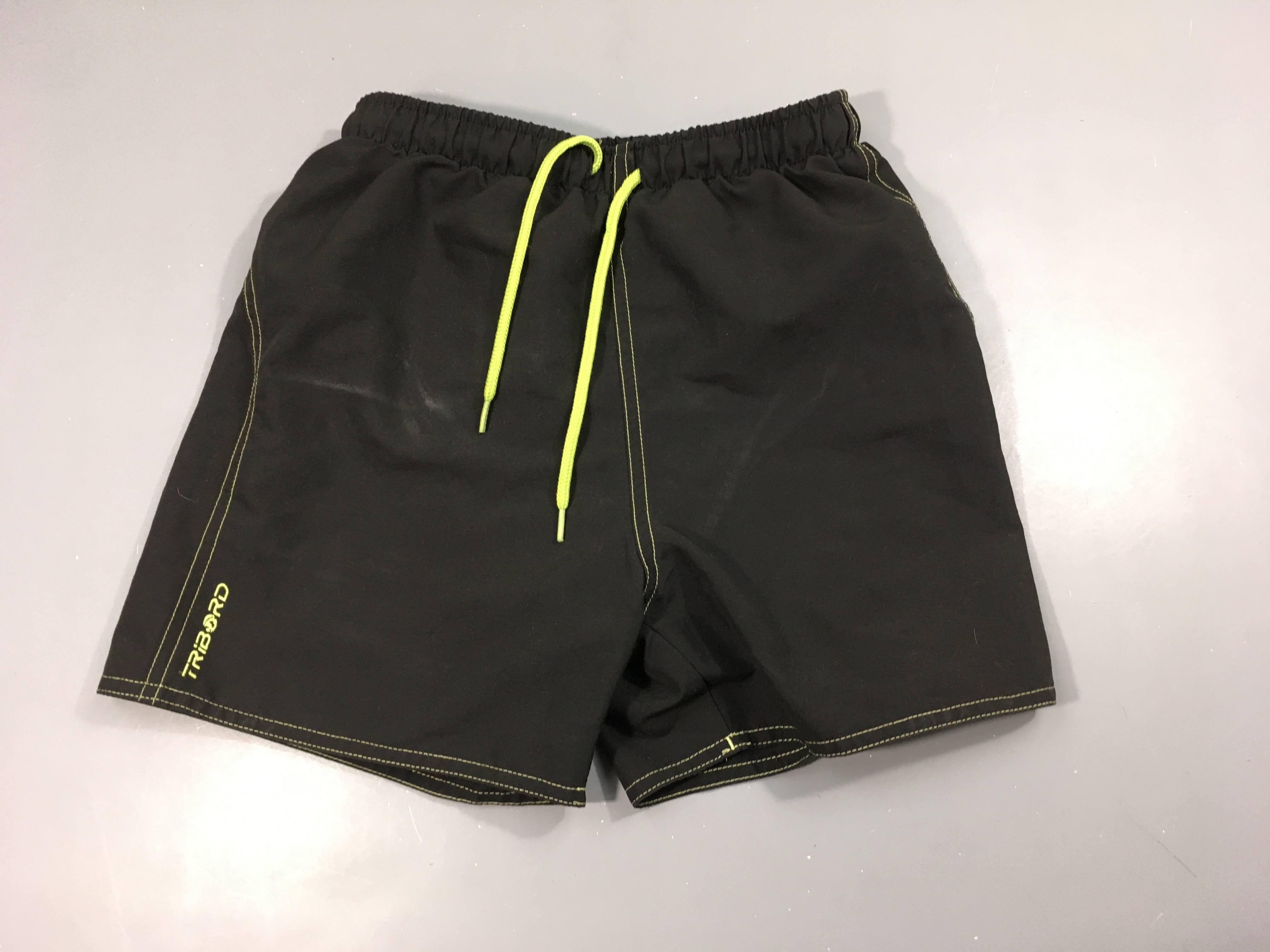 Maillot short noir/anis