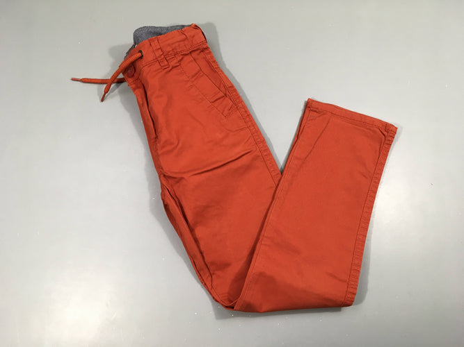 Pantalon carrot orange, moins cher chez Petit Kiwi