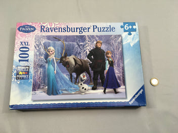 Complet puzzle 100pc XXL reine des neiges 6+