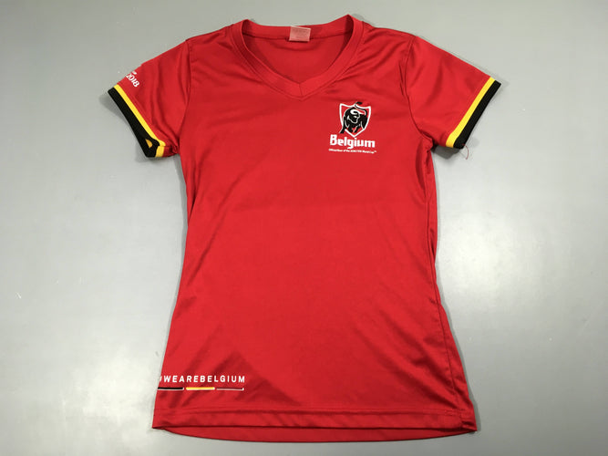 T-shirt m.c maillot de foot rouge Jupiler, moins cher chez Petit Kiwi