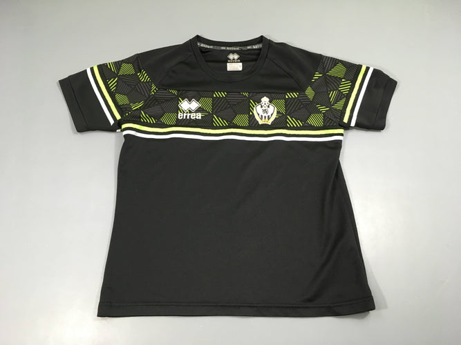 T-shirt m.c maillot de foot noir/anis Binche, Errea, moins cher chez Petit Kiwi