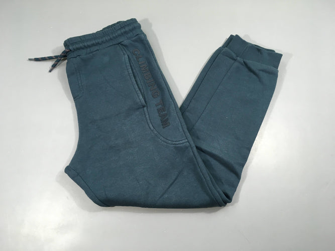Pantalon de training molleton bleu, moins cher chez Petit Kiwi