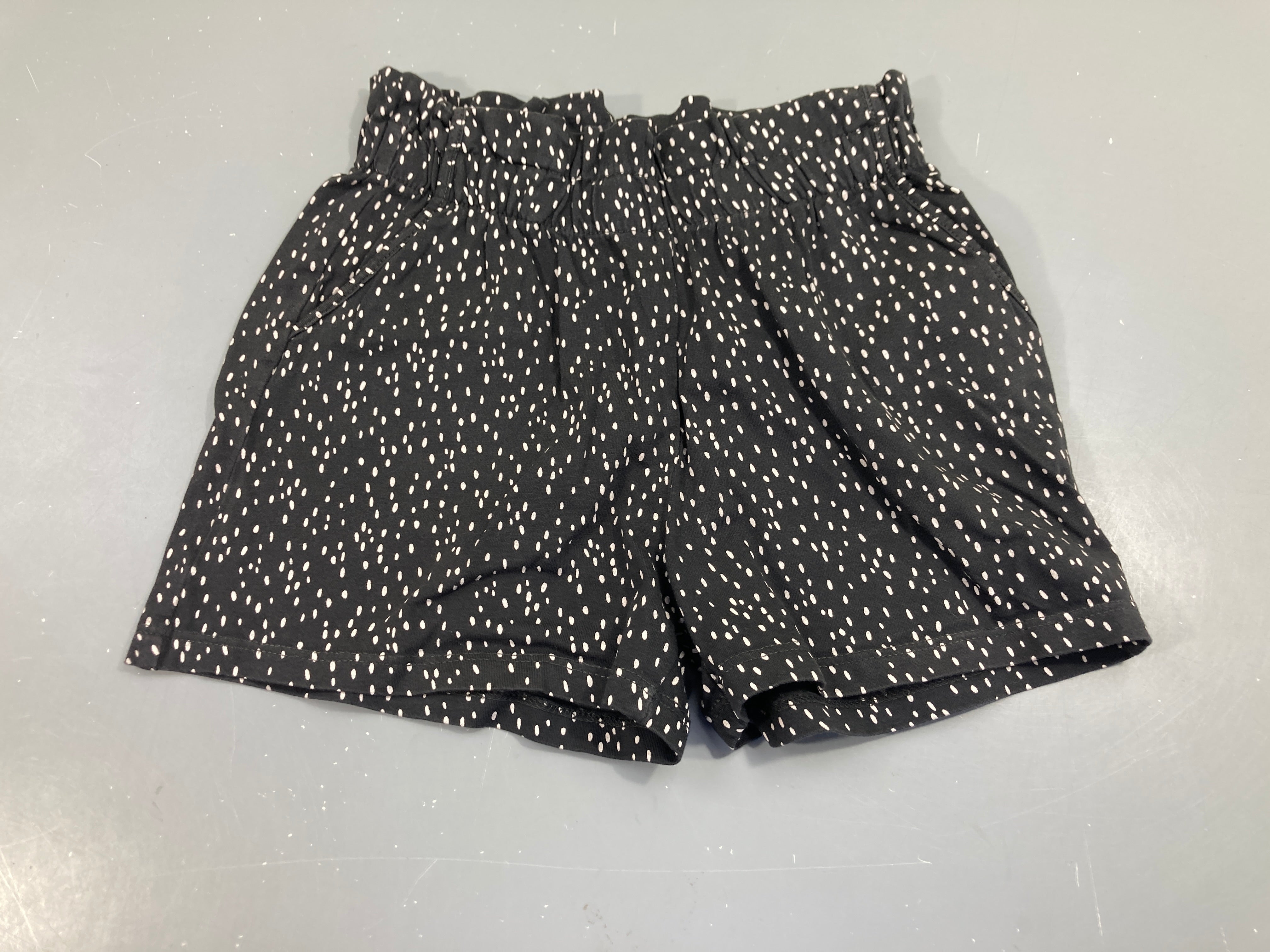 Short noir pois blanc