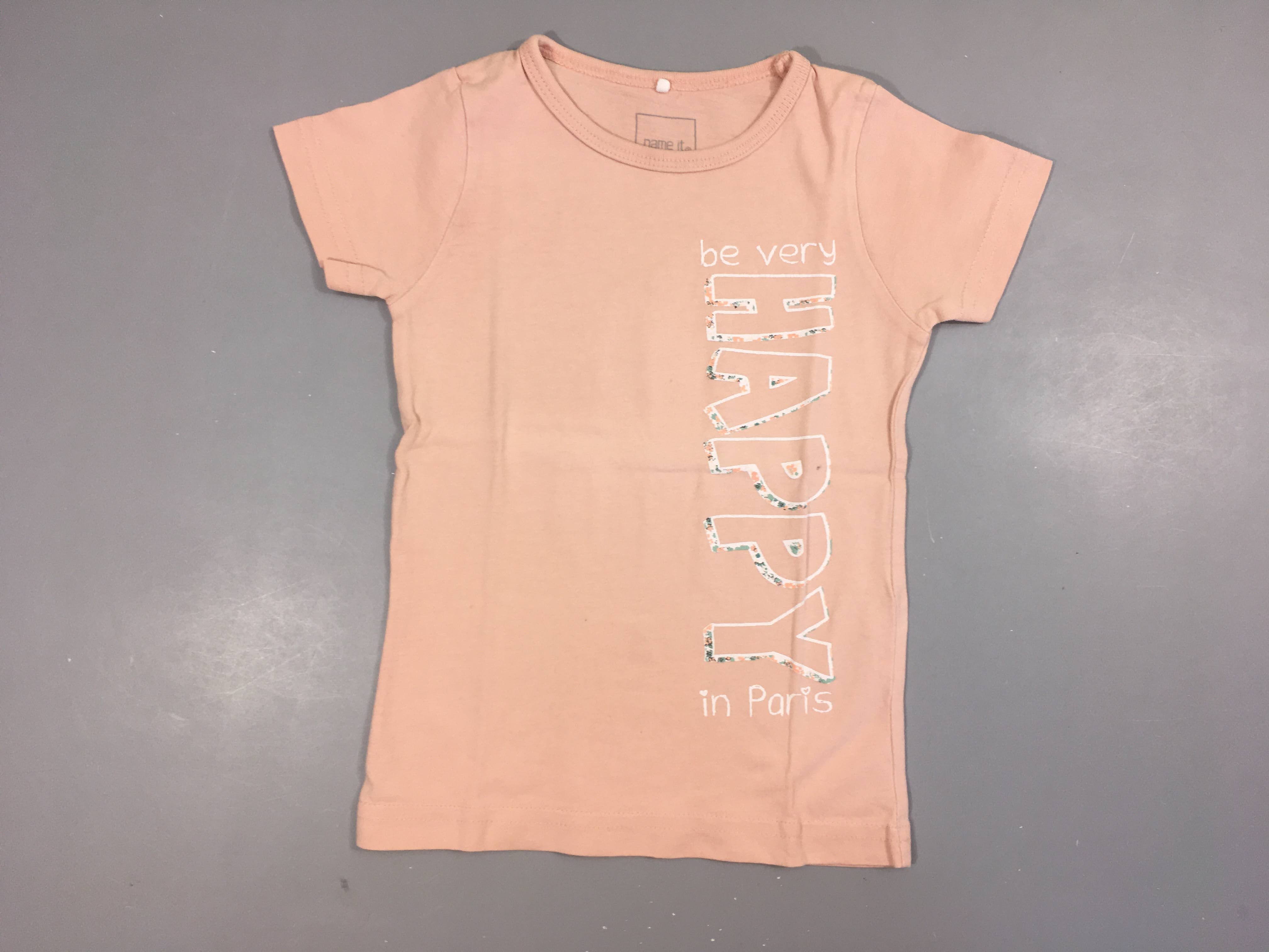 T-shirt m.c rose happy