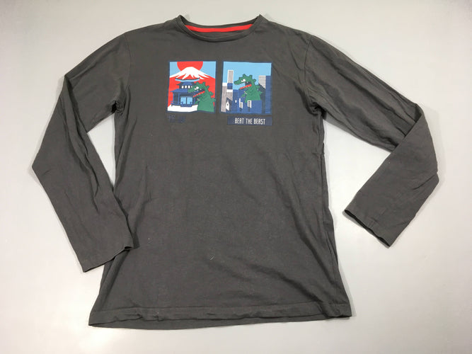 T-shirt m.l gris dinos, Zippy, moins cher chez Petit Kiwi