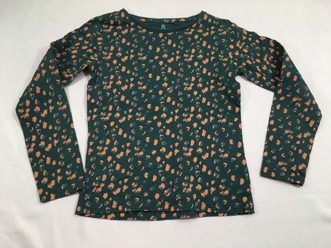 T-shirt m.l vert foncé motifs léopard, moins cher chez Petit Kiwi