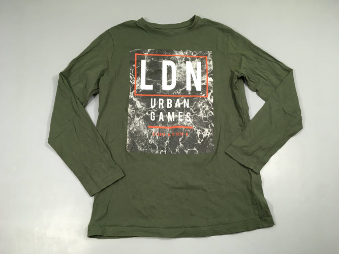 T-shirt m.l vert LDN, moins cher chez Petit Kiwi