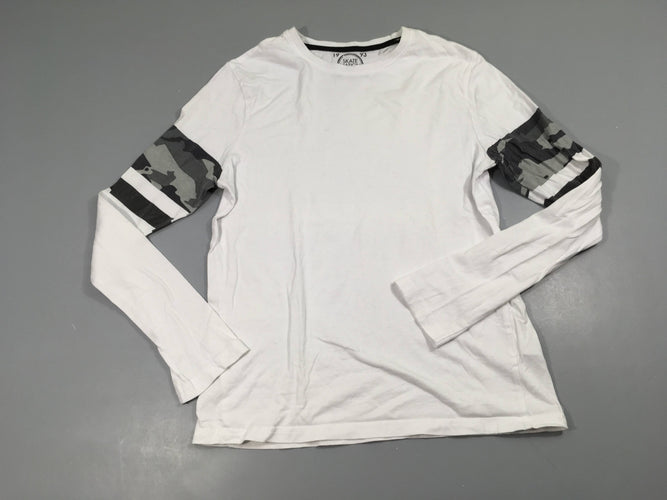 T-shirt m.l blanc, moins cher chez Petit Kiwi
