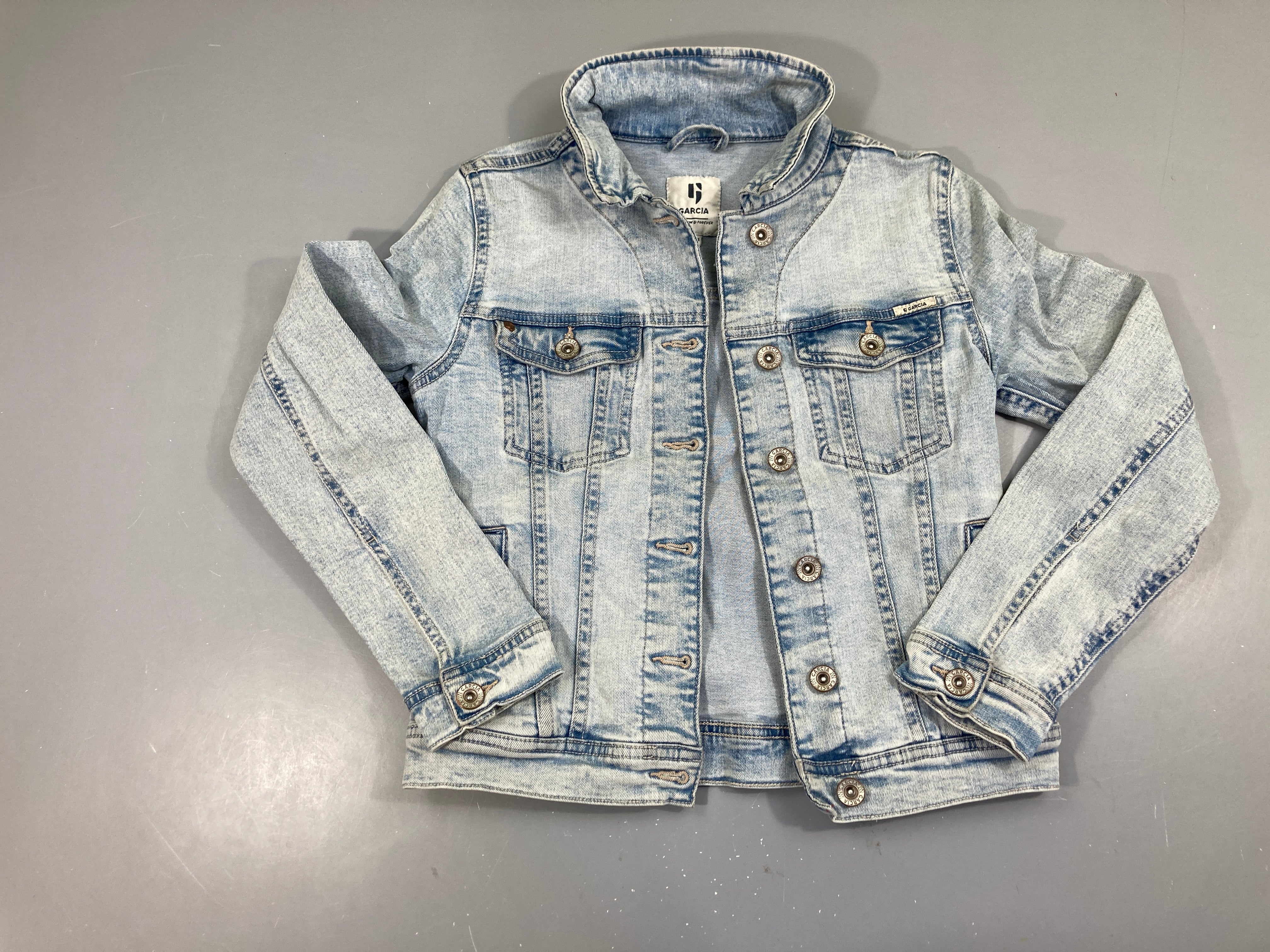 Veste jean clair