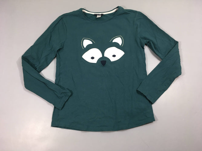 T-shirt m.l vert renard relief, moins cher chez Petit Kiwi